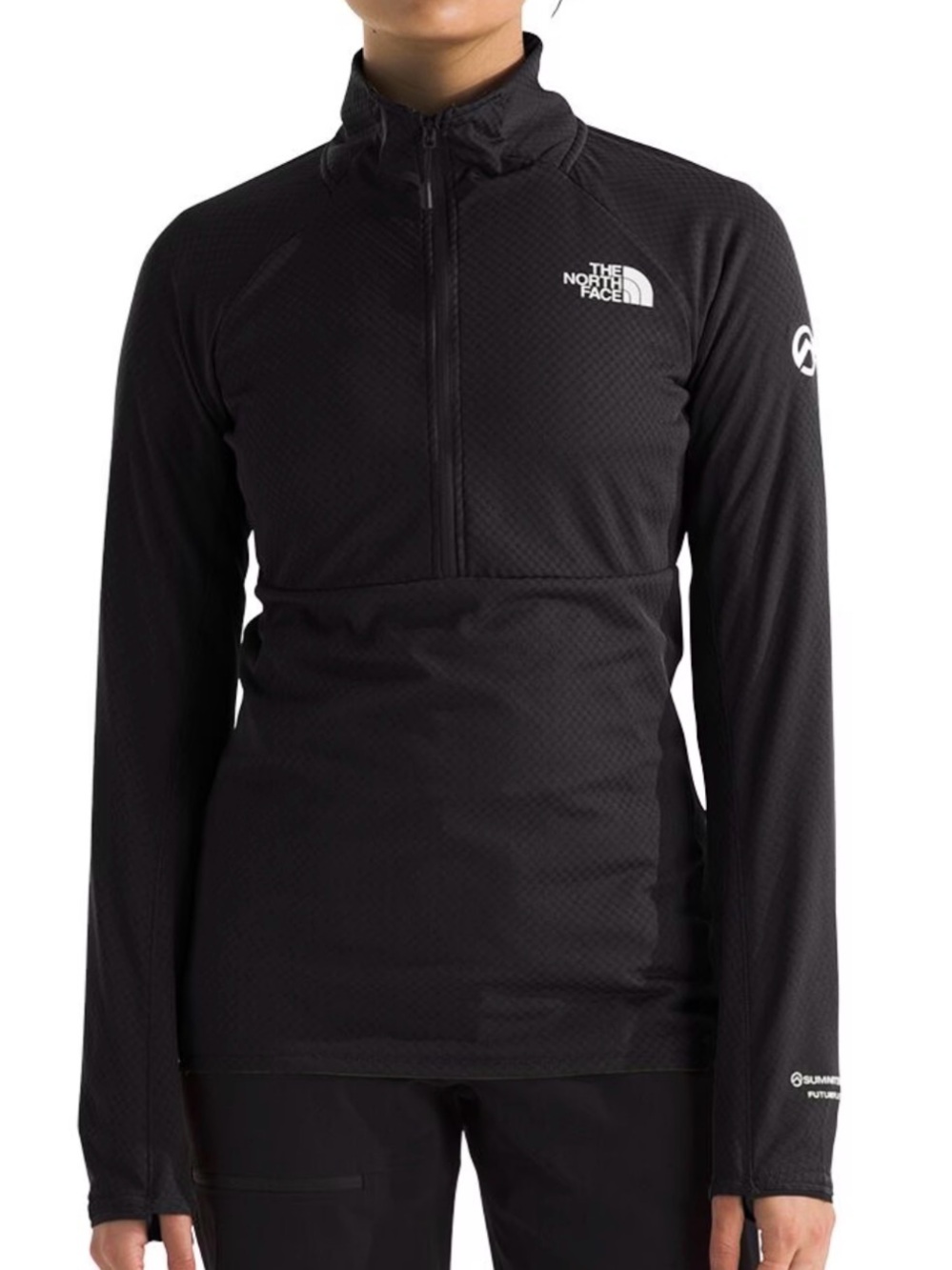The North Face Summit Series Futurefleece LT 1/2 Zip Black Women's Large NWT